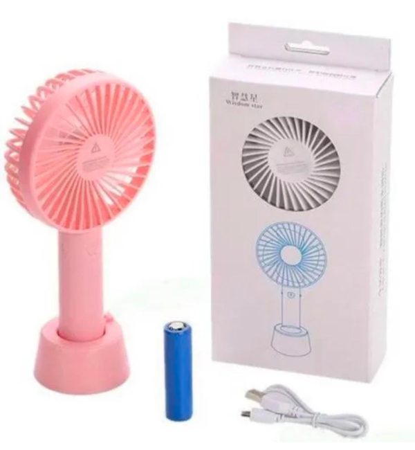 Mini Portable Handheld Fan | Usb Rechargeable Fan